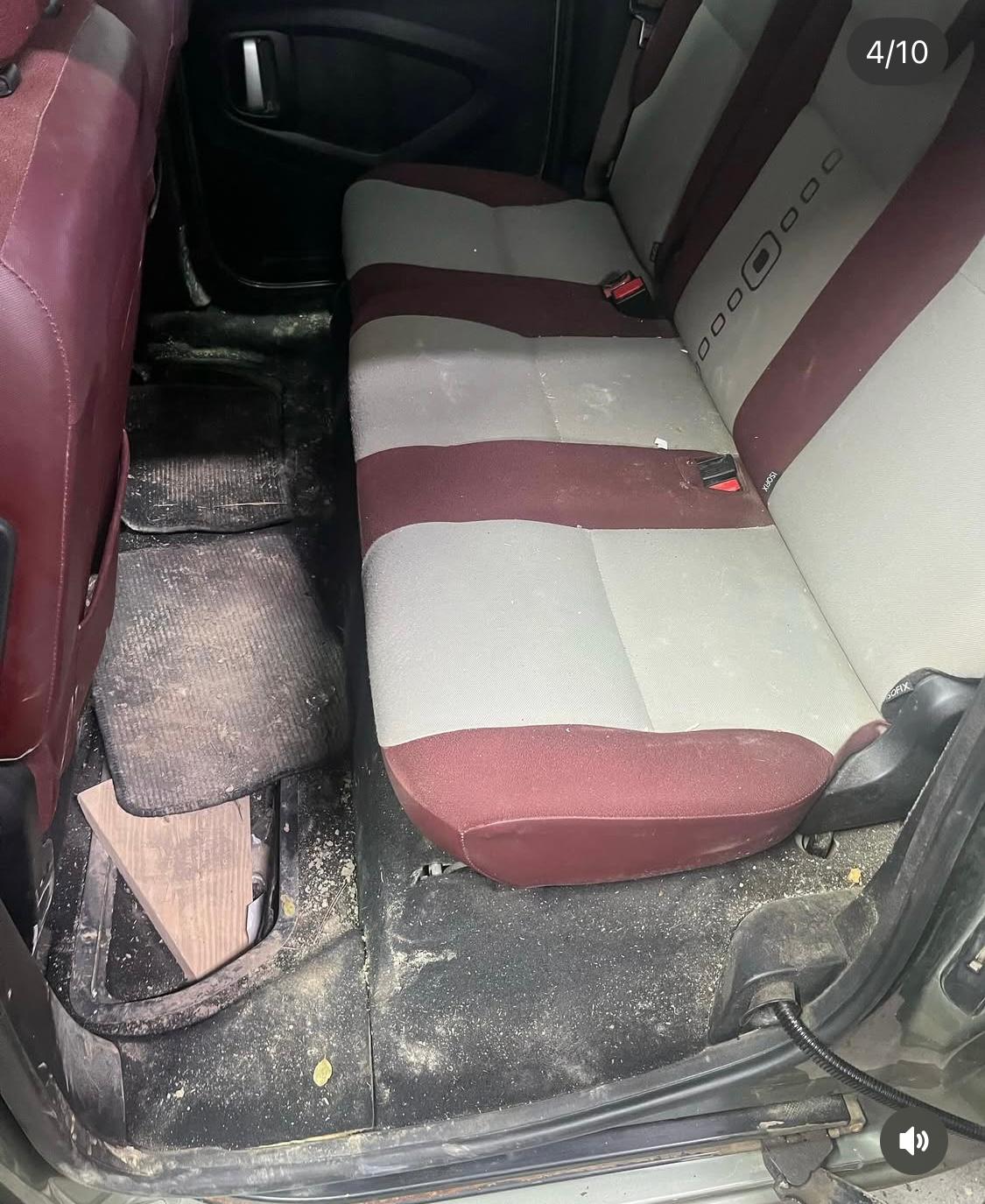 Dubinsko pranje enterijera kožnih sedišta - pre i posle - Auto Paint Centar